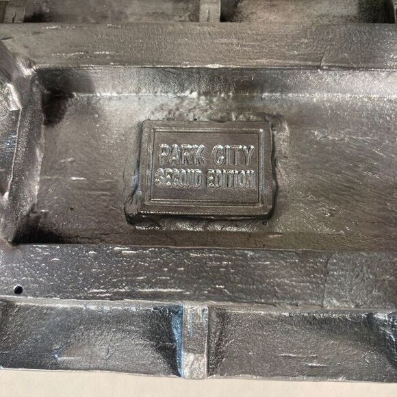 Michael Ricker Pewter Wagon "Park City, Train Depot Collection" 1981 TDP27 - Picture 7 of 8